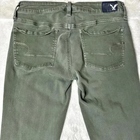 American Eagle Super Low Jeggings Women’s 8L Skinny Jeans - Picture 4 of 8